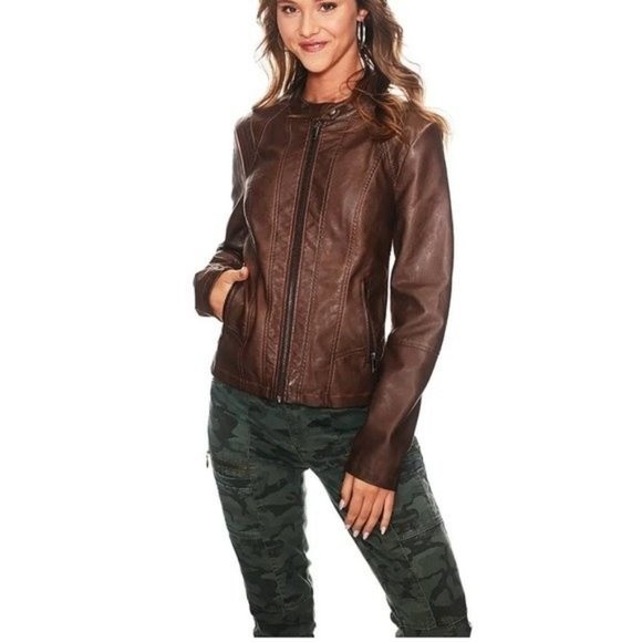 Coach Jackets & Blazers - Runway Coach 1941 leather bomber jacket size 8 maroon